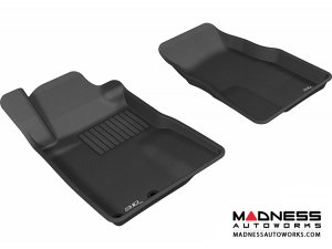 Ford Mustang Floor Mats (Set of 2) - Front - Black by 3D MAXpider